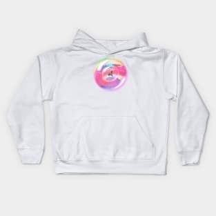 Bird in a Bubble in a Bubble Kids Hoodie